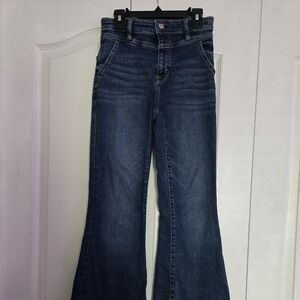 American Eagle Outfitters Dark Blue Flare Jeans